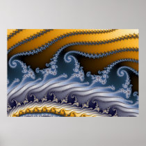 Windswept Fractal Art Posters