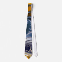 Windswept Fractal Art Neck Tie