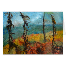 Windswept Pines Card