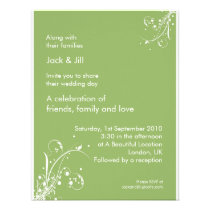 Windwhisp (spring leaf) 4.25x5.25 invitations