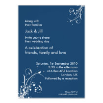 Windwhisp (stormy blue) 5x7 invitations