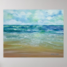 Windy Beach Print