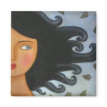 Windy Day magnets by adrisart Windy Day magnets