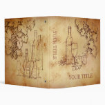 Wine 3 Ring Binder