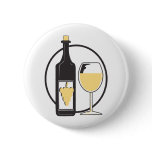 Wine a Little/White Buttons