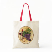 Wine and Cheese Tote Bags