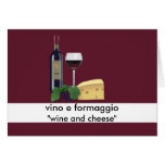 Wine and Cheese Card