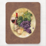 Wine and Cheese Mouse Pad