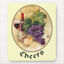 Wine and Cheese mousepads