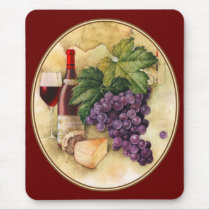 Wine and Cheese mousepads by artogram Wine and Cheese mousepads