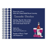 Wine and Cheese Party 5x7 Bridal Shower Invite