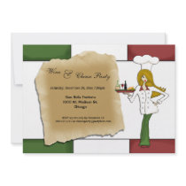 Wine And Cheese Party Personalized Invite