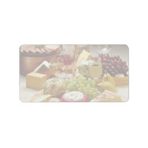 Wine and cheese party labels