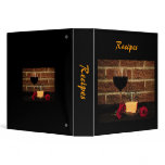 Wine and Cheese Recipes binders
