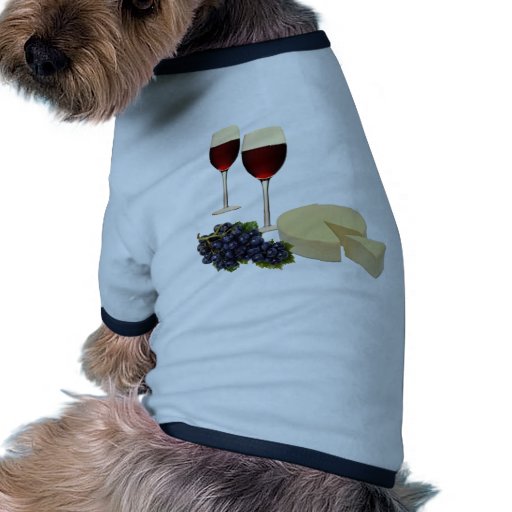 Wine and Cheese Series Doggie Tshirt