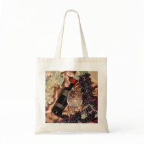Wine and Grape Theme Bag
