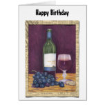 Wine and Grapes Art Gifts Cards