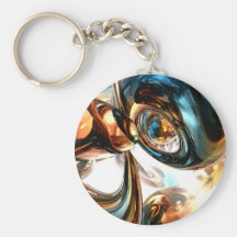 Wine and Spirits Abstract Keychain