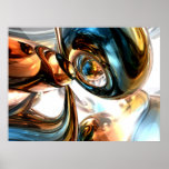 Wine and Spirits Abstract Poster