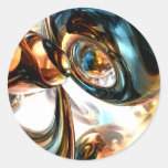 Wine and Spirits Abstract Sticker