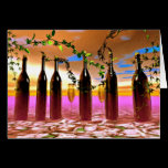 Wine art cards