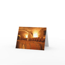 Wine Barrel Greeting Card by pattirm1 Wine Barrel Greeting Card