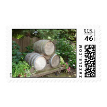 Wine barrel postage stamps for invitations by pier0045 Wine barrel postage stamps for invitations
