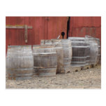 Wine Barrels Post Cards