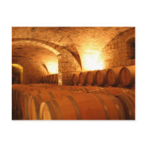 Wine Barrels Postcard by pattirm1 Wine Barrels Postcard