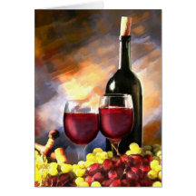Wine Before and After Greeting Cards