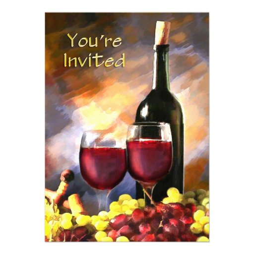 Wine Before and After You're Invited (front side)
