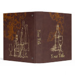 Wine 3 Ring Binder