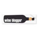 Wine Blogger Sticker bumper stickers