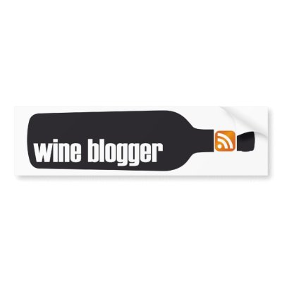 Wine Blogger Sticker Bumper Stickers by ryanopaz
