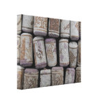 Wine Bottle Corks Close-Up Photo Canvas canvas prints