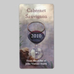 Wine bottle label labels