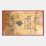 Wine Bottle Label- Personalized stickers
