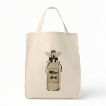 Wine Bottle Tote bags
