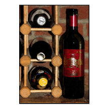 Wine Bottles ATC Business Card Template