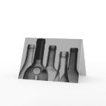 Wine Bottles Greeting Cards