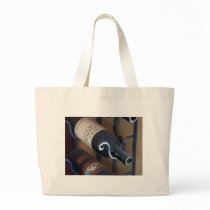 Wine Bottles In A Rack Tote Bags