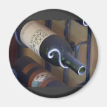 Wine Bottles In A Rack Magnet