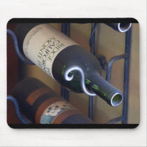 Wine Bottles In A Rack mousepads