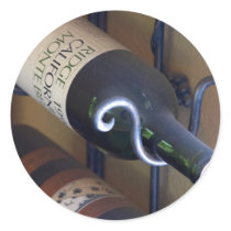 Wine Bottles In A Rack stickers