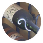 Wine Bottles In A Rack stickers