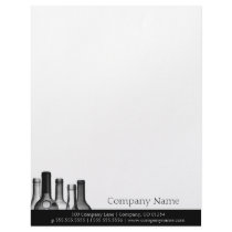 Wine Bottles Professional Letterhead