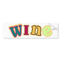 Wine bumper stickers
