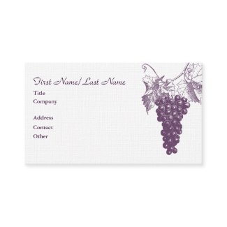 Wine Business Card profilecard