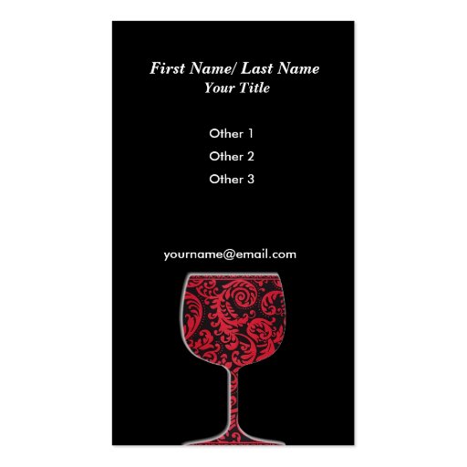 Wine Business Card