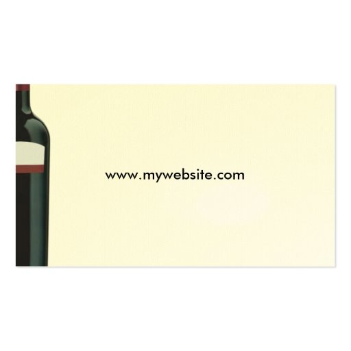 Wine Business Card (back side)